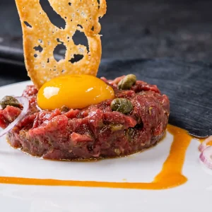 tartar carne roja